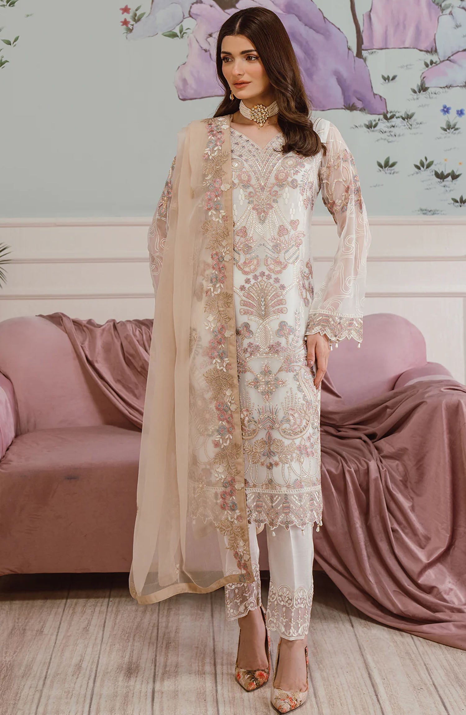 Ramsha | Luxury Chiffon Collection Vol 25 | F-2508