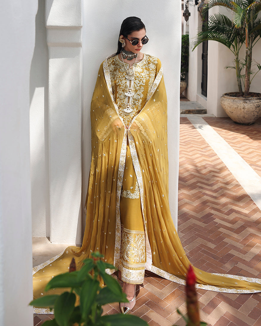 Mushq | Hemline Nuvera Raw Silk Formal | Rosalie Crown