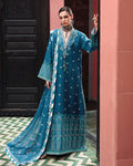 Mushq | Hemline Nuvera Raw Silk Formal | Rouge Sapphire