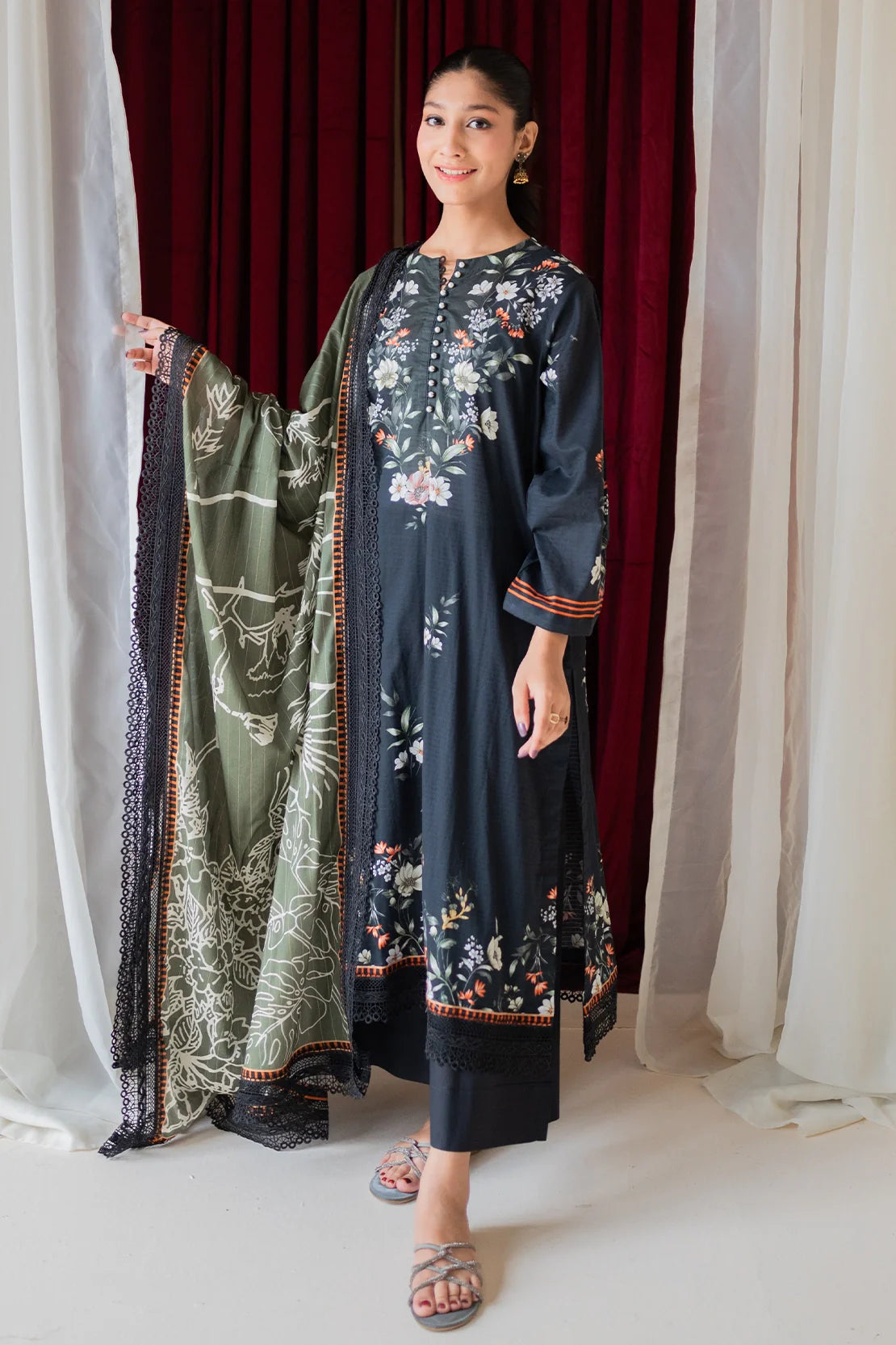 Rashid Textile | Sherine Printed Lawn | 010