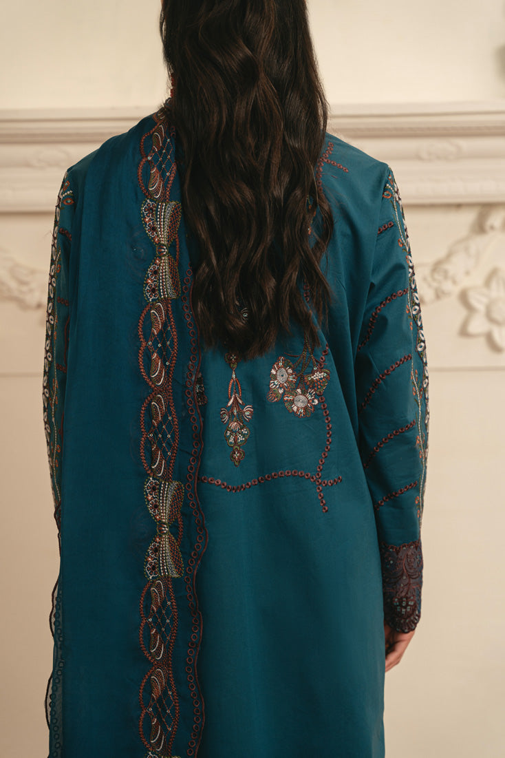 Haze Premium Summer Lawn Dress (SMC-214 B Zinc)