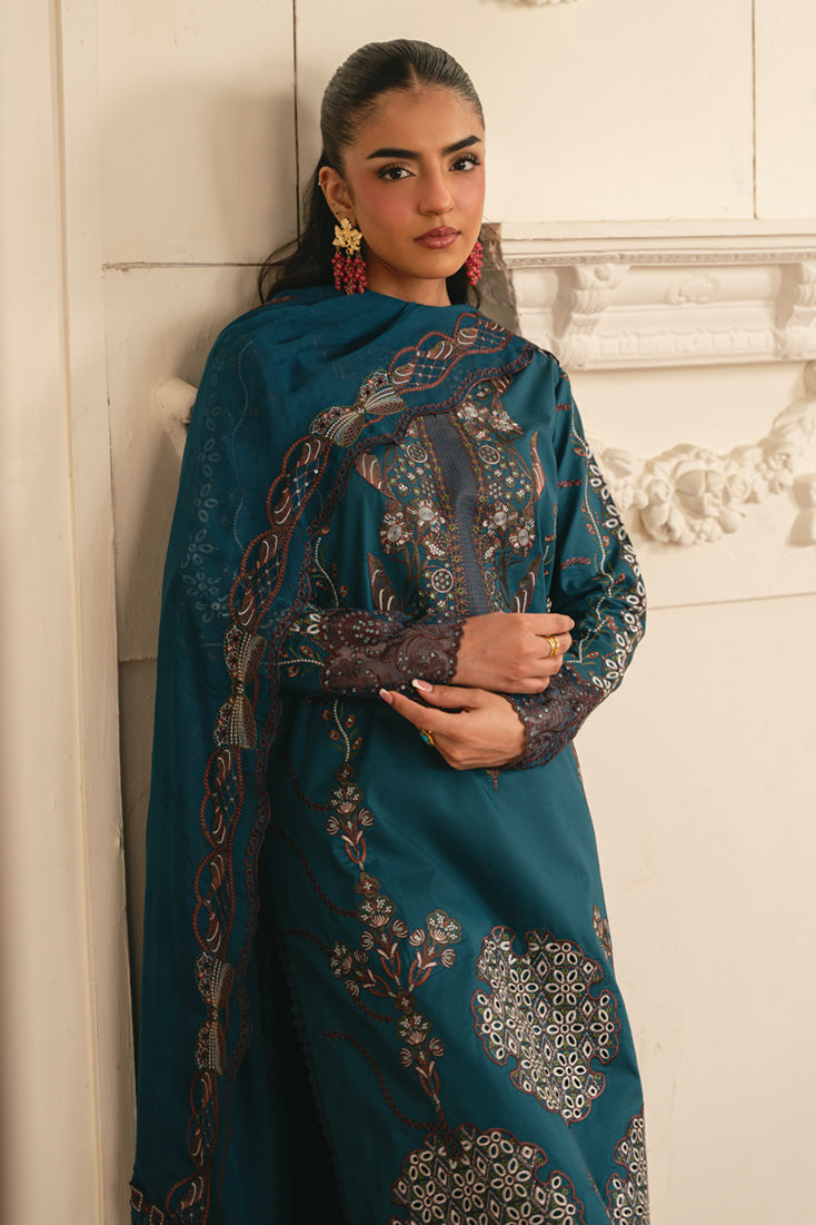 Haze Premium Summer Lawn Dress (SMC-214 B Zinc)
