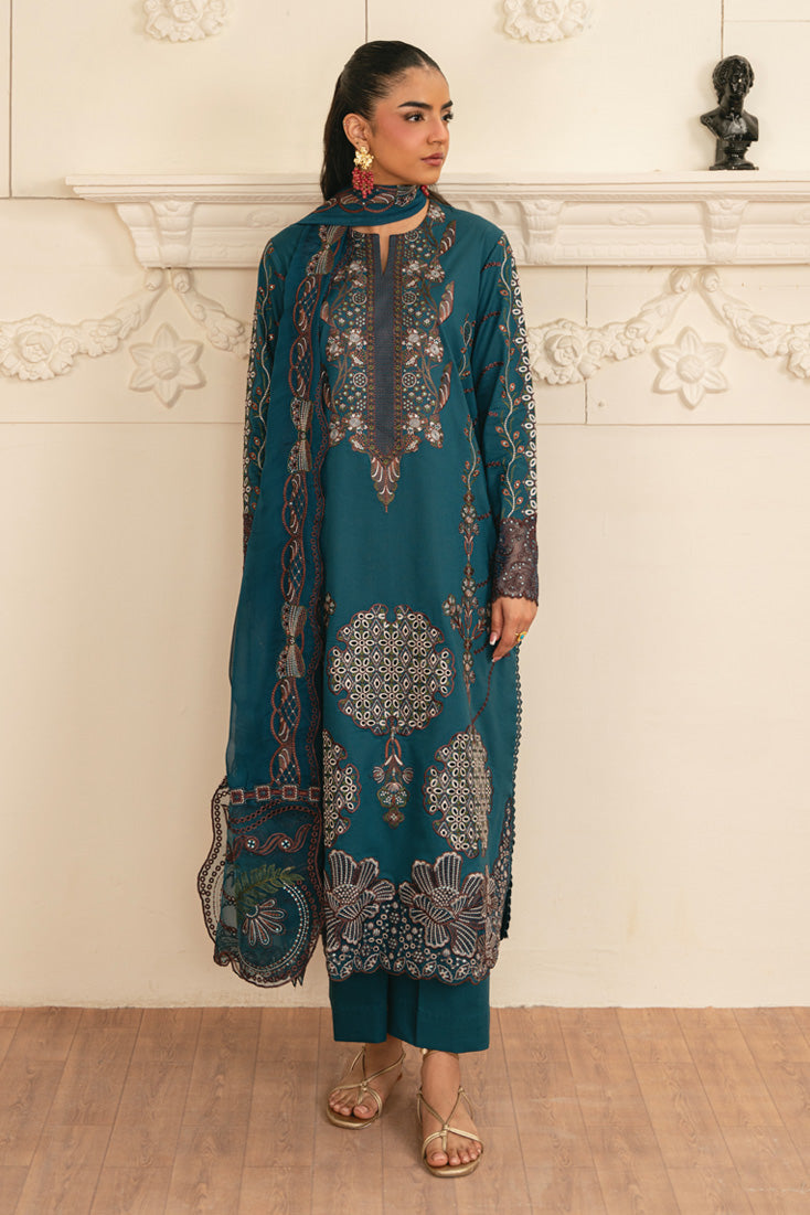 Haze Premium Summer Lawn Dress (SMC-214 B Zinc)
