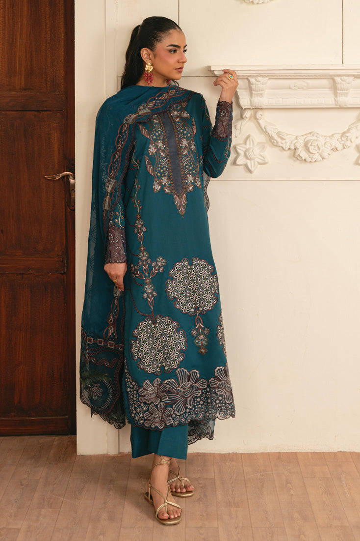 Haze Premium Summer Lawn Dress (SMC-214 B Zinc)
