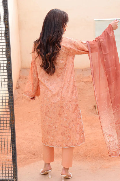 3 Piece - Embroidered Lawn - 8158