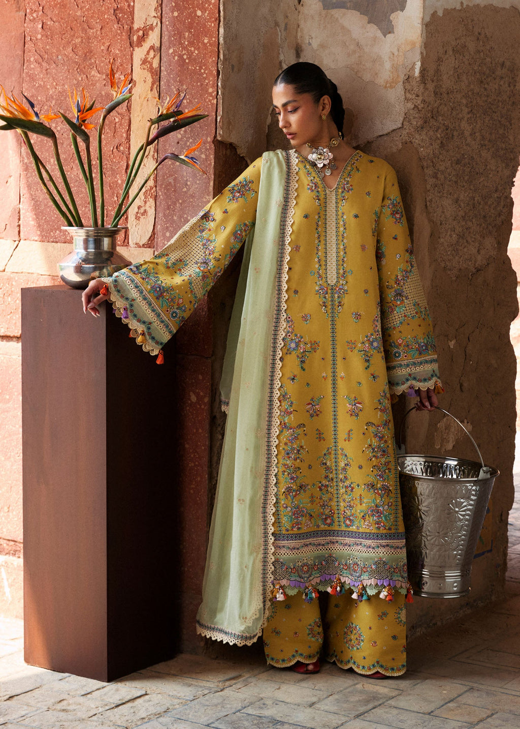 Hussain Rehar | ZAN SS26 | Sari