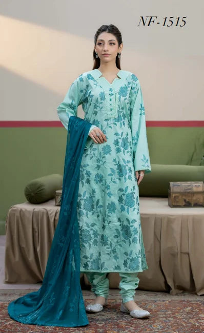 Noor-e-Fajar | Baran Embroidered Lawn | 1515
