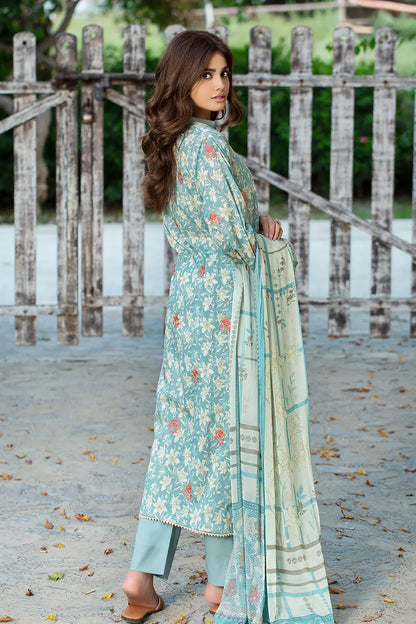 3 Piece - Embroidered Lawn - 8081