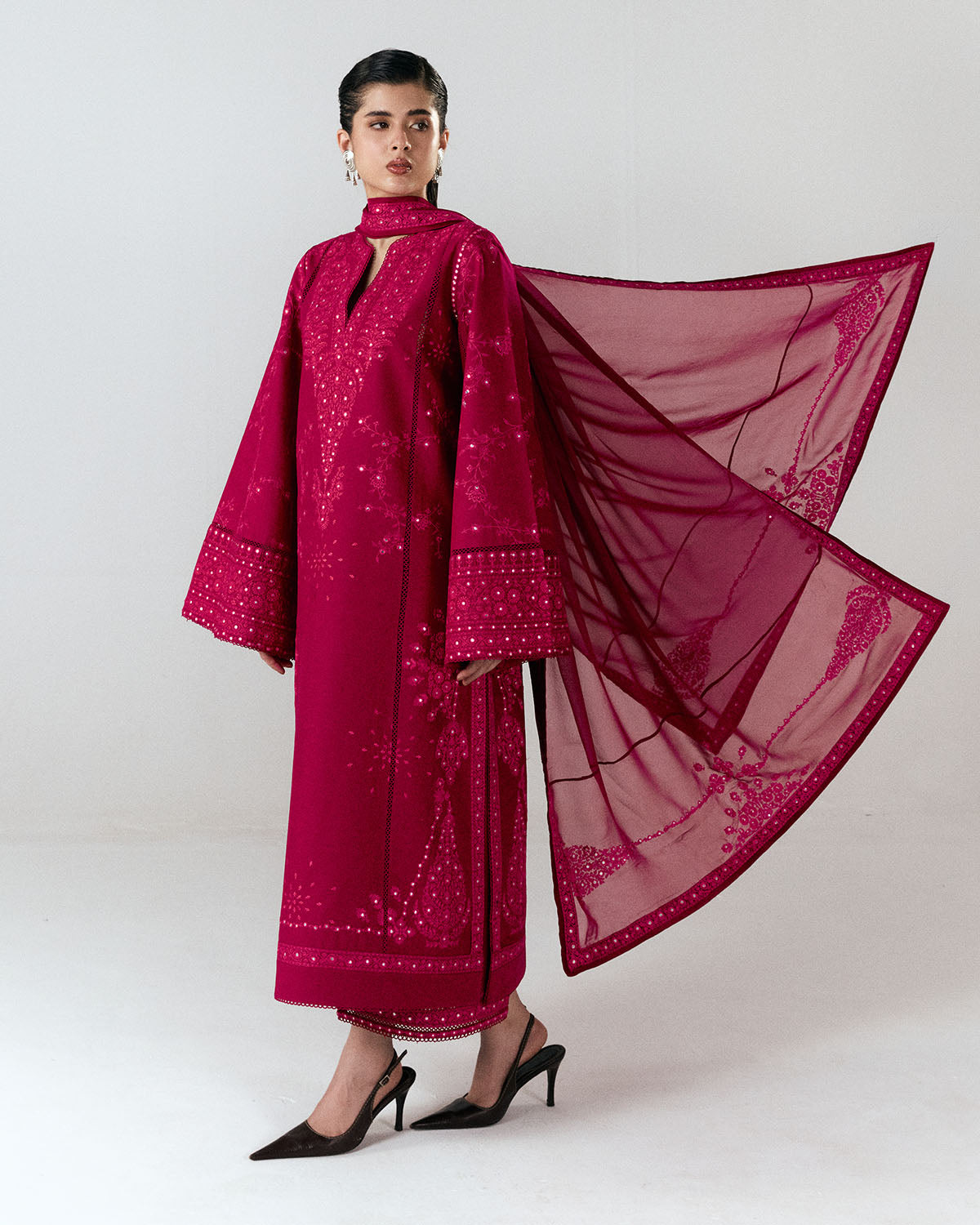 Jugnu | SS26 Edit 3 - Embroidered Lawn | Sela