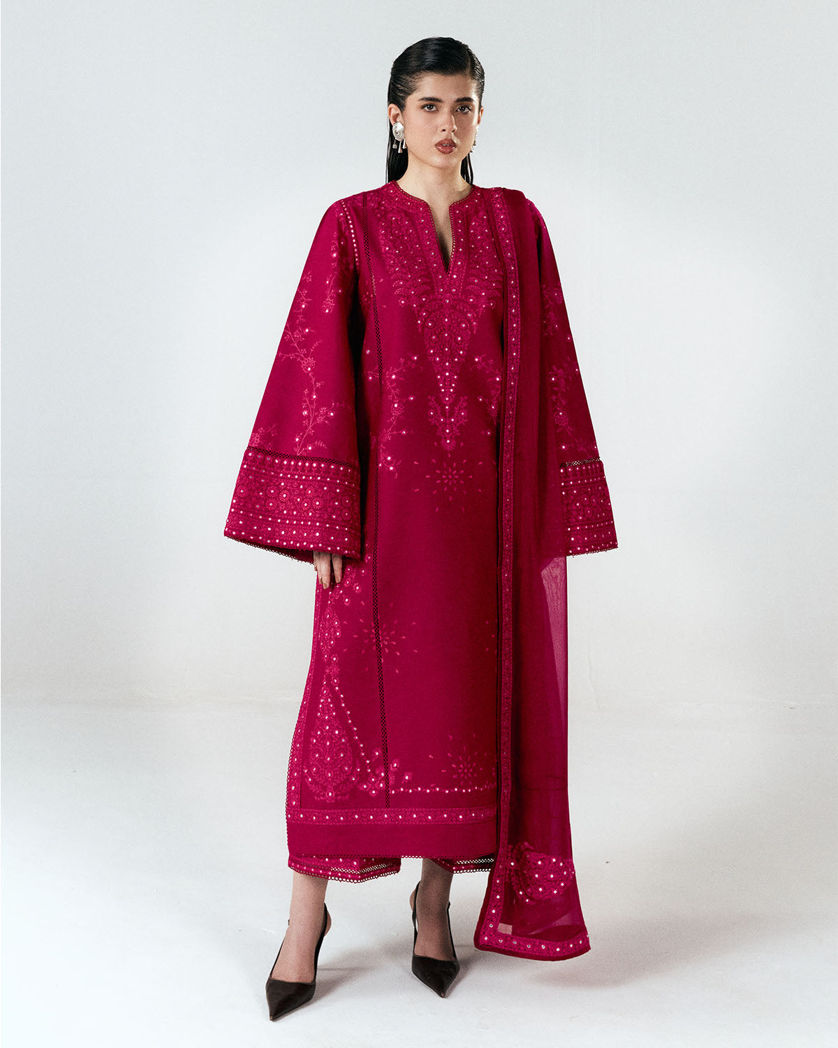 Jugnu | SS26 Edit 3 - Embroidered Lawn | Sela