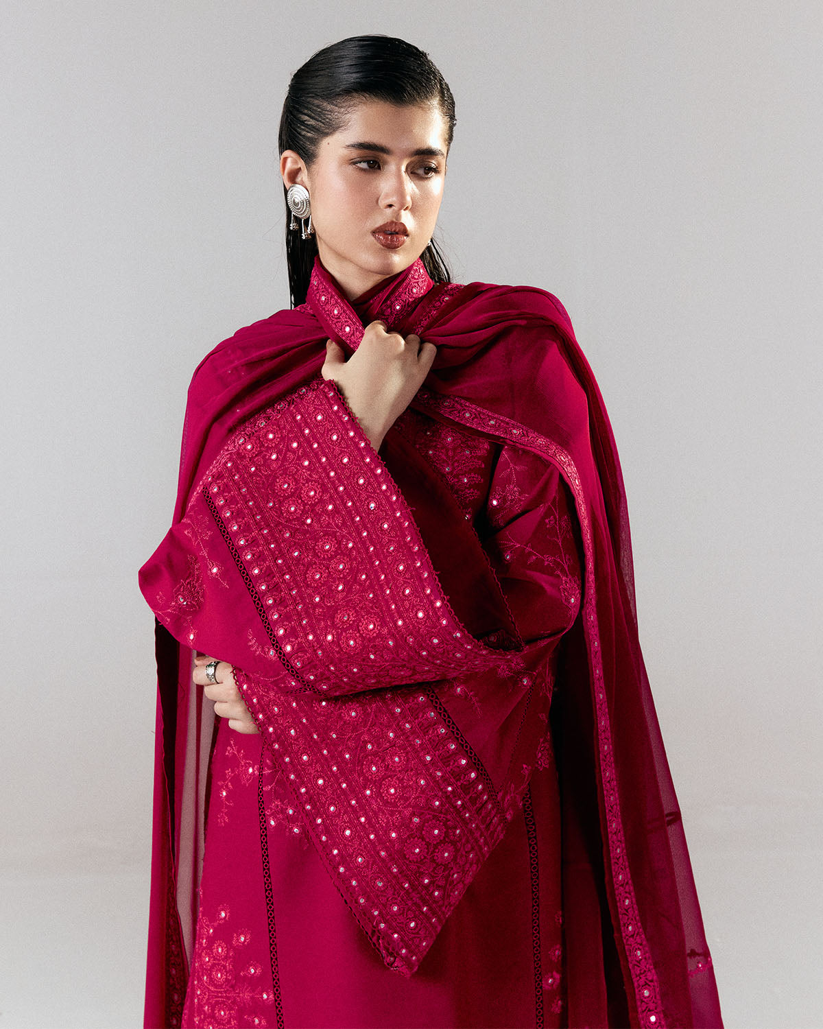 Jugnu | SS26 Edit 3 - Embroidered Lawn | Sela