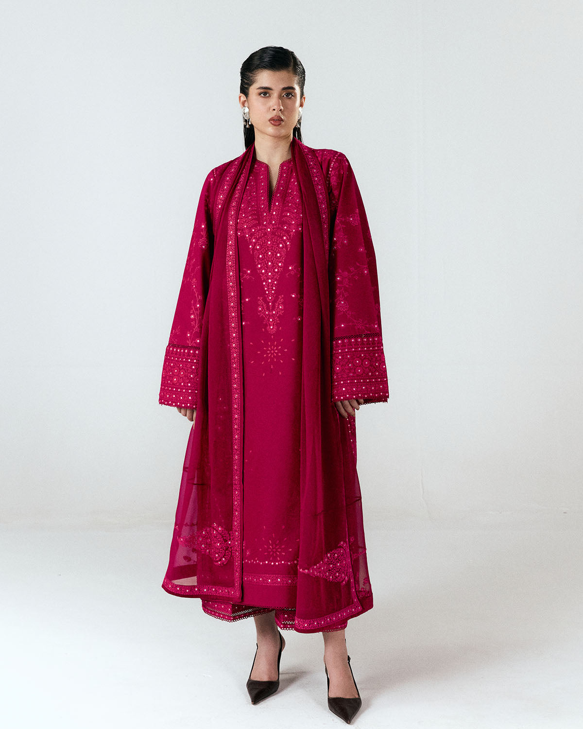 Jugnu | SS26 Edit 3 - Embroidered Lawn | Sela