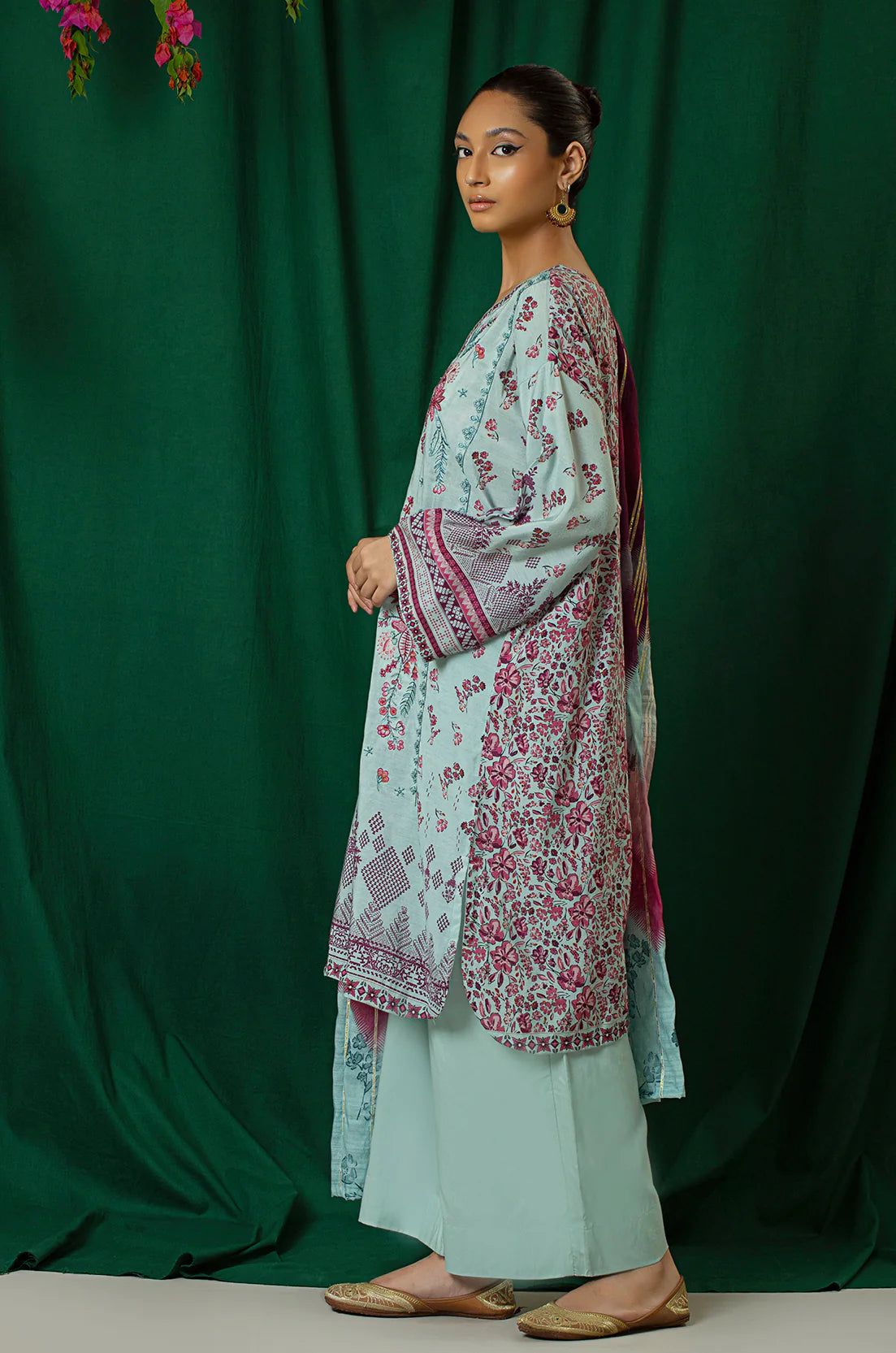3 Piece - Embroidered - 8324