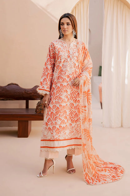 Rashid | Savoy Embroidered Lawn | 3732