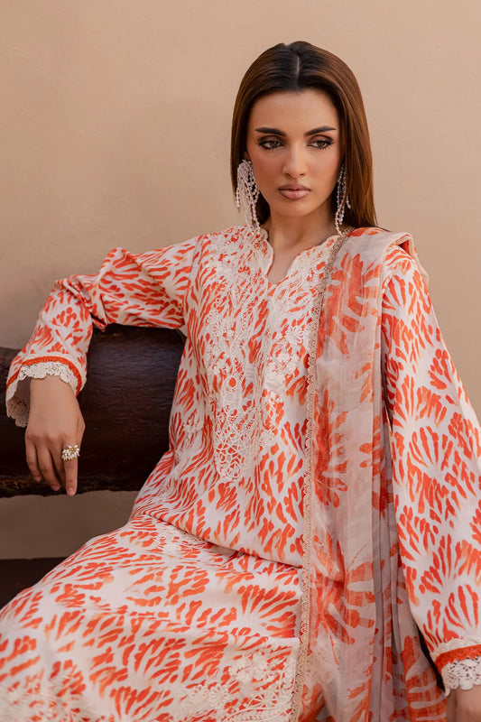 Rashid | Savoy Embroidered Lawn | 3732