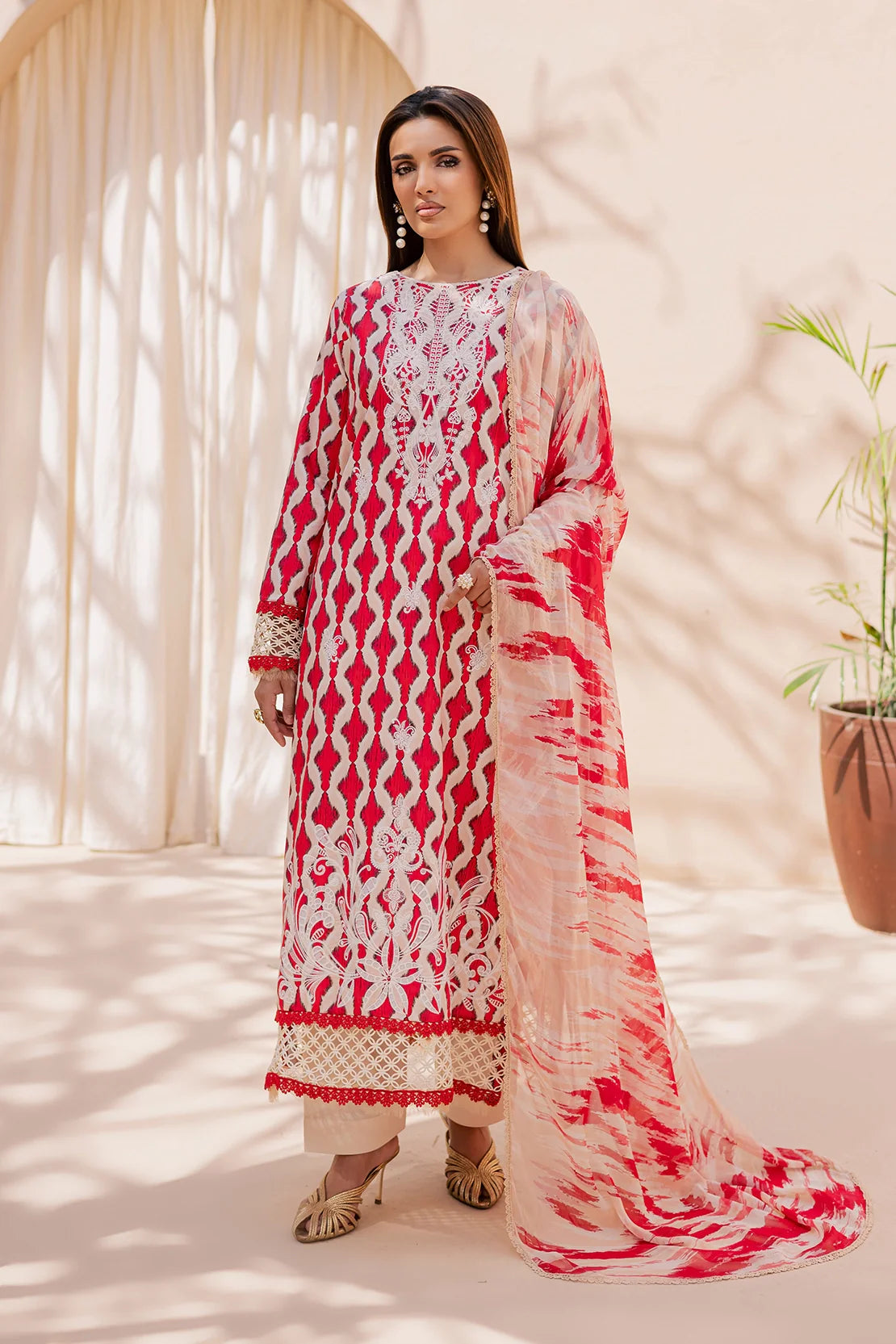 Rashid | Savoy Embroidered Lawn | 3735