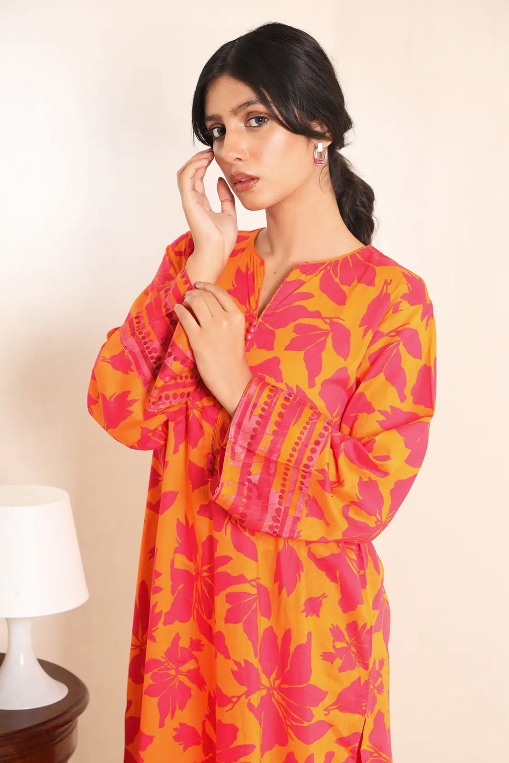 Stitched 2 Piece - Digitally Printed Lawn - 1002