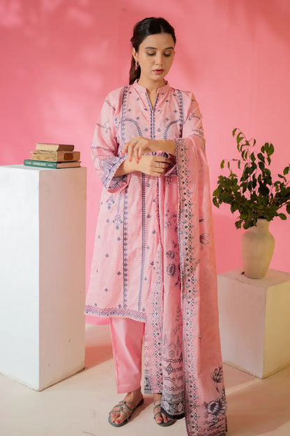 3 Piece - Embroidered Lawn - 8689