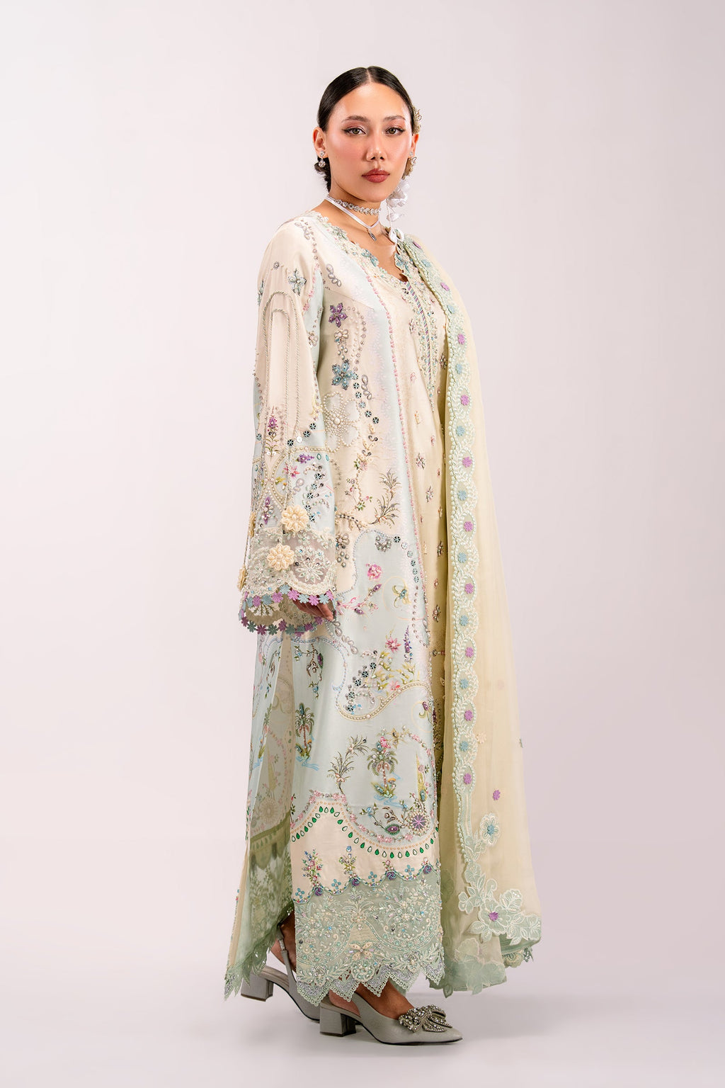 Qalamkar | Luxe Silk '26 | AZURE