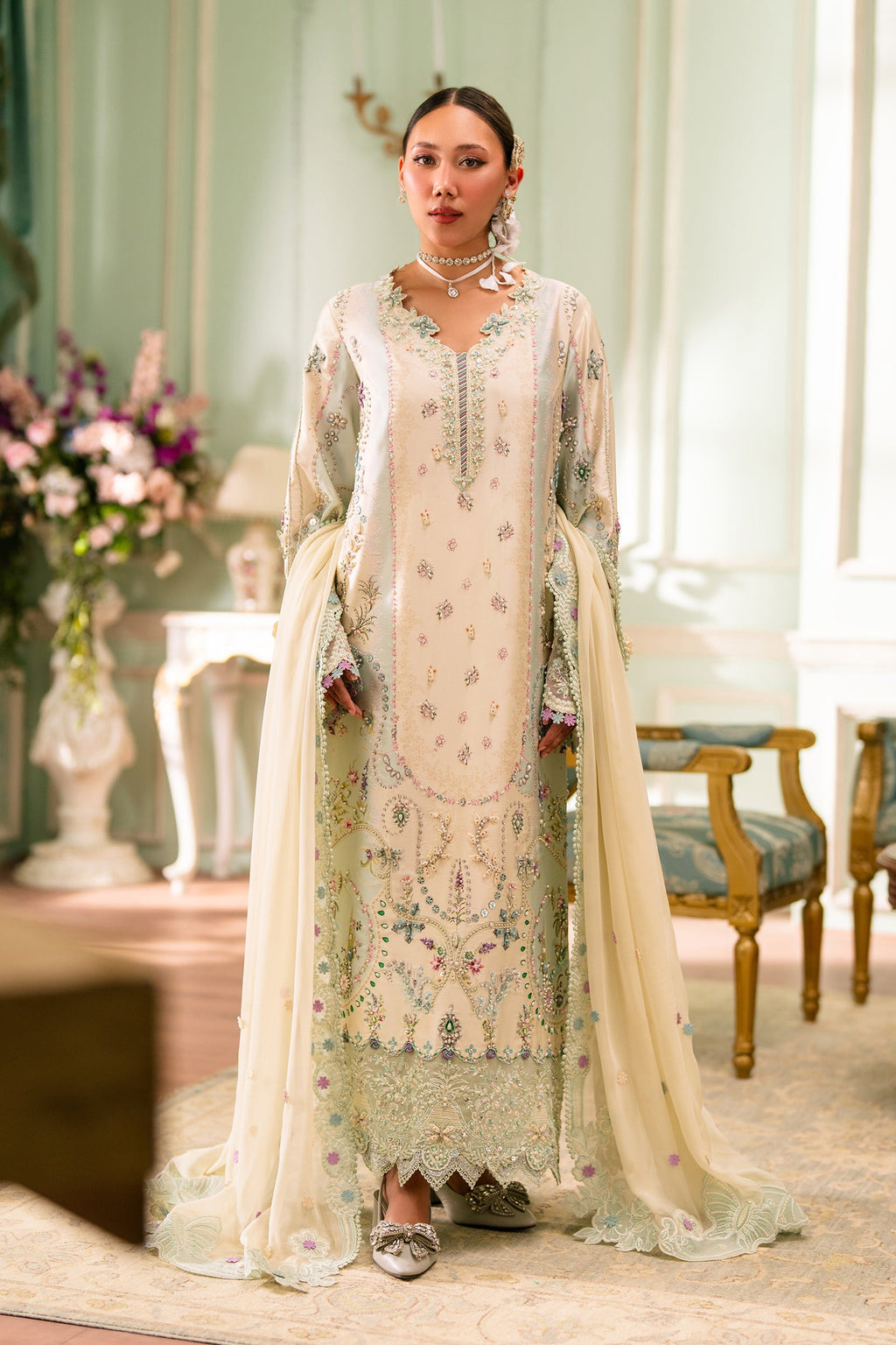 Qalamkar | Luxe Silk '26 | AZURE