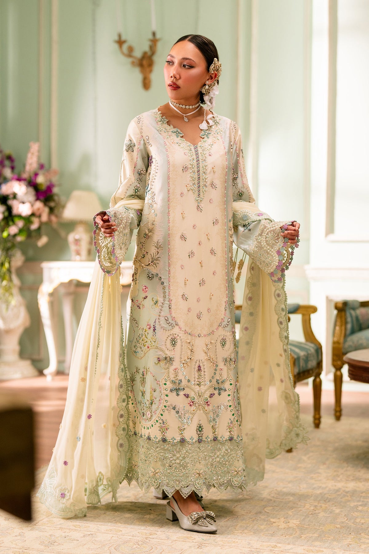 Qalamkar | Luxe Silk '26 | AZURE