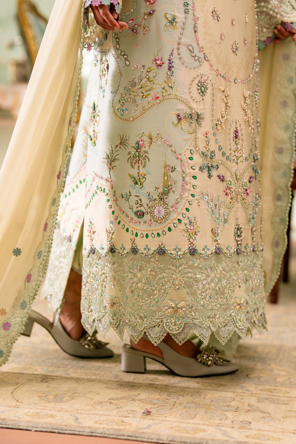 Qalamkar | Luxe Silk '26 | AZURE