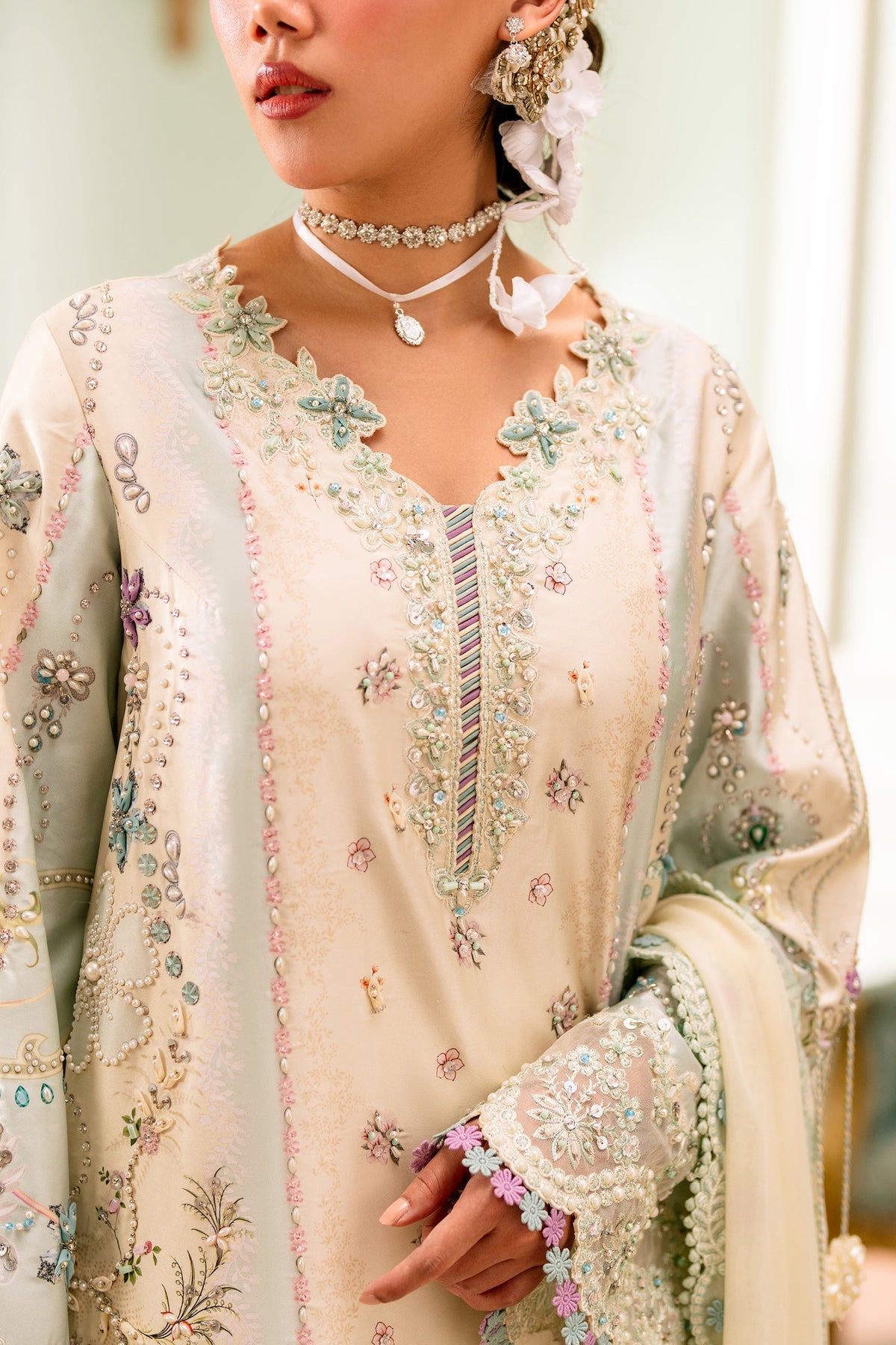 Qalamkar | Luxe Silk '26 | AZURE
