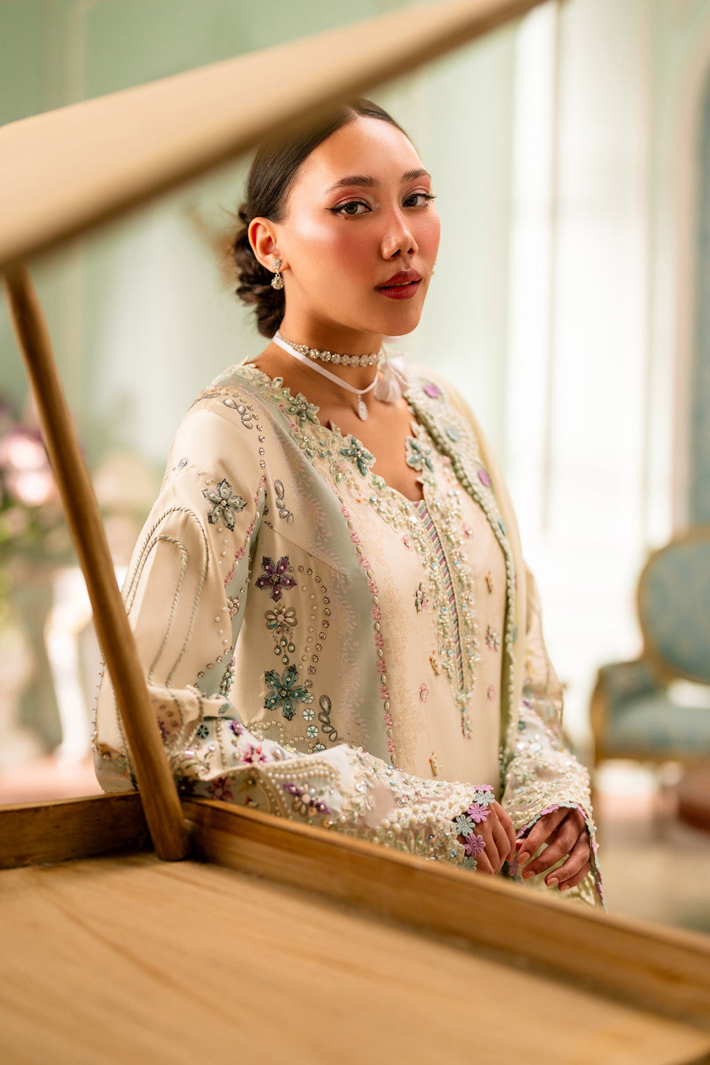 Qalamkar | Luxe Silk '26 | AZURE