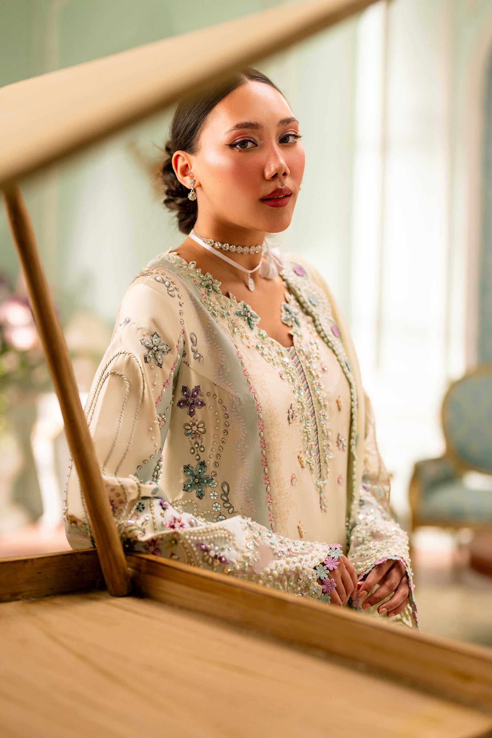 Qalamkar | Luxe Silk '26 | AZURE