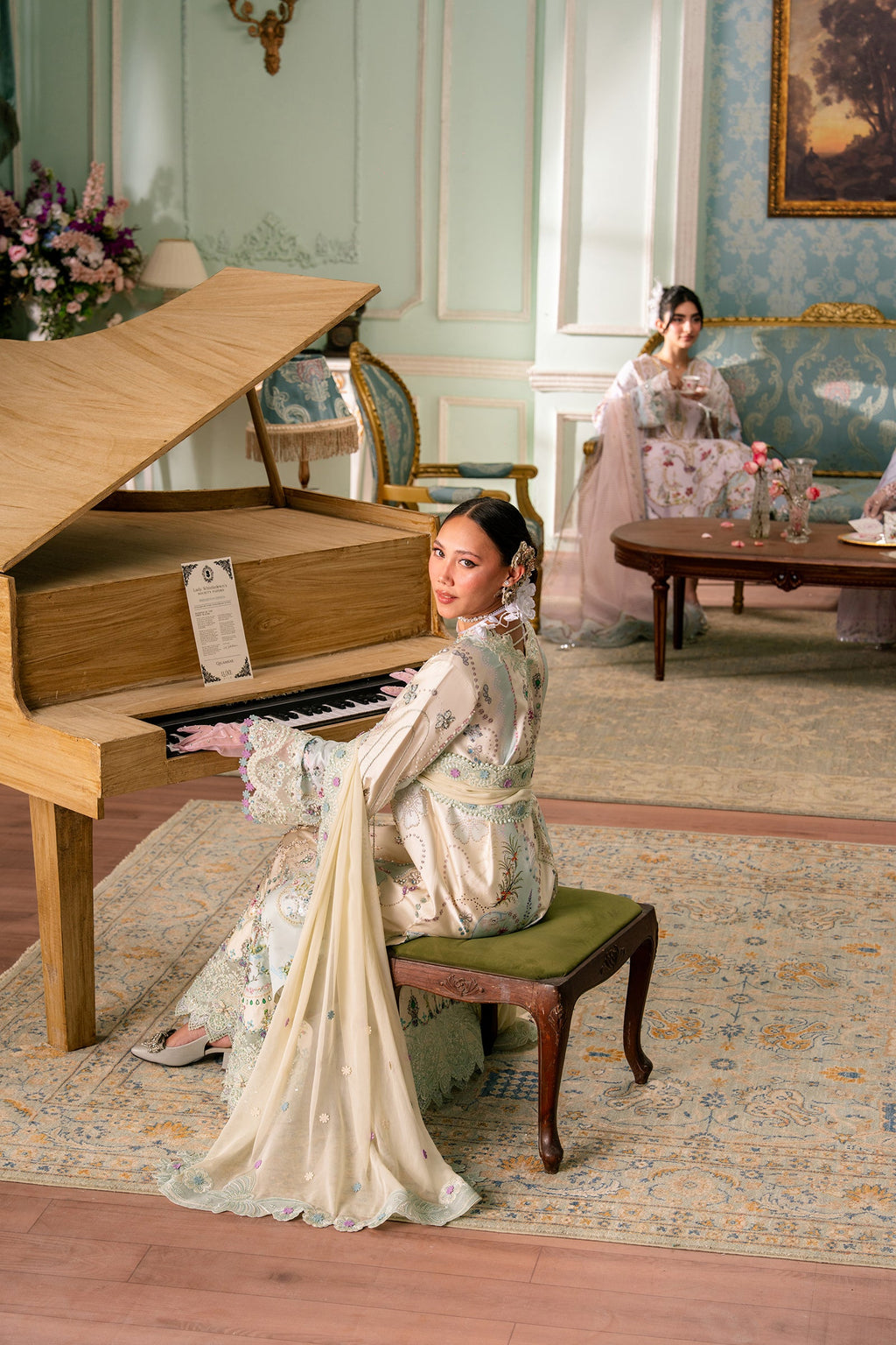 Qalamkar | Luxe Silk '26 | AZURE