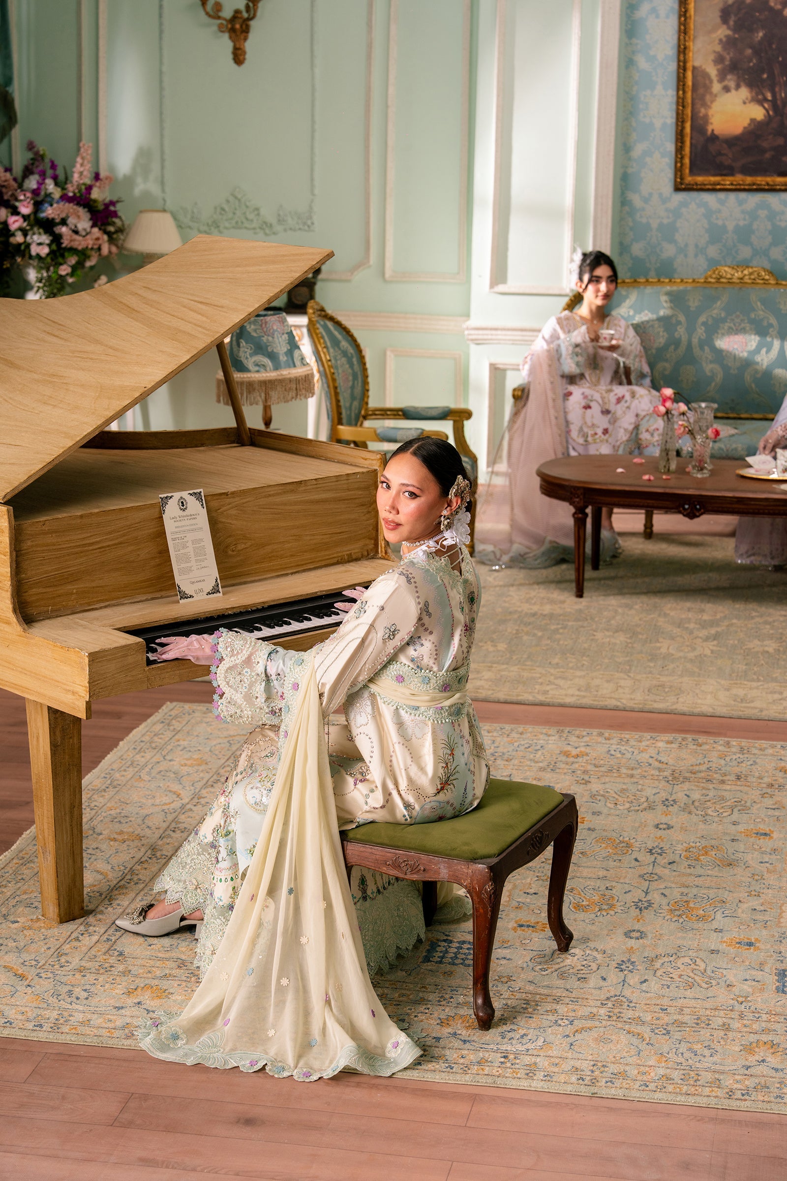 Qalamkar | Luxe Silk '26 | AZURE