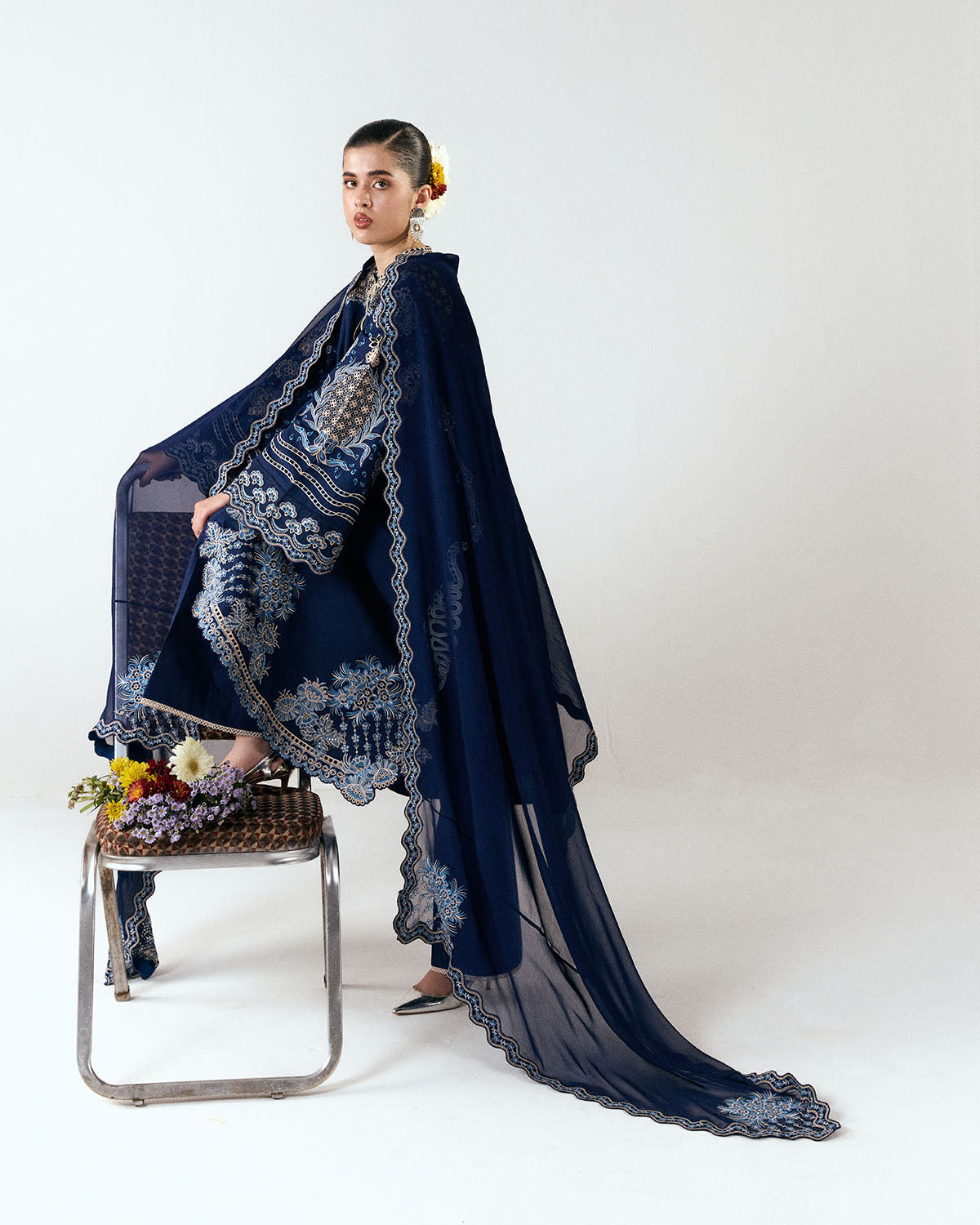 Jugnu | SS26 Edit 3 - Embroidered Lawn | Tiva