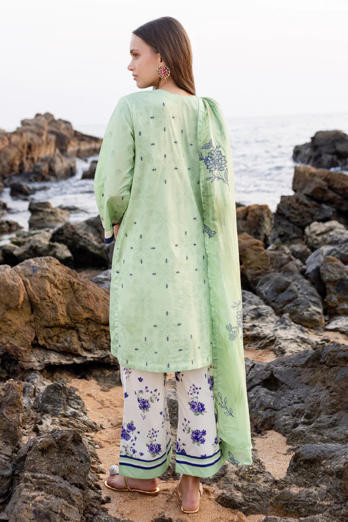 Rashid Textile | Tuscany Emnbroidered Lawn | 9172