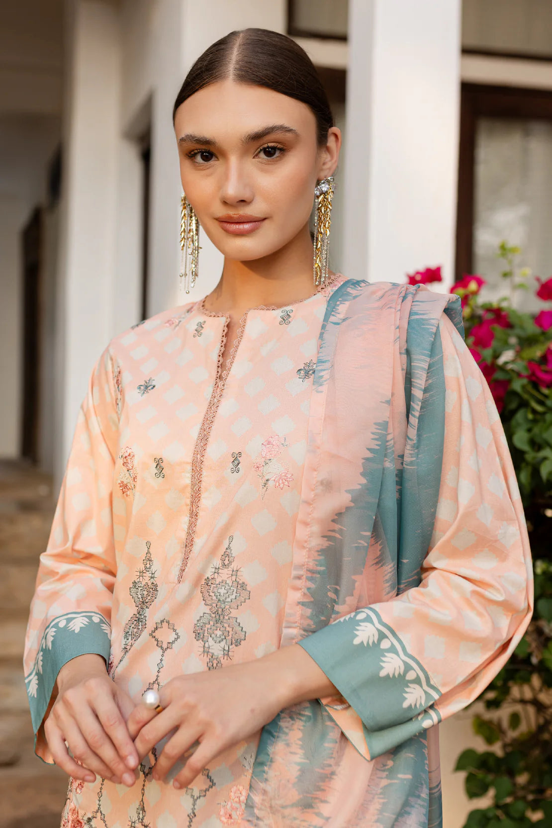 Rashid Textile | Tuscany Emnbroidered Lawn | 9173