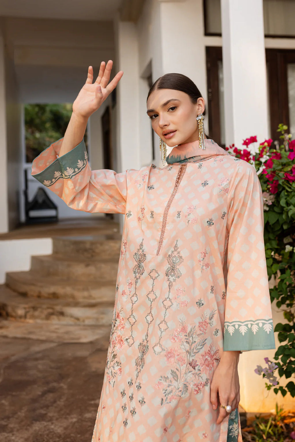 Rashid Textile | Tuscany Emnbroidered Lawn | 9173