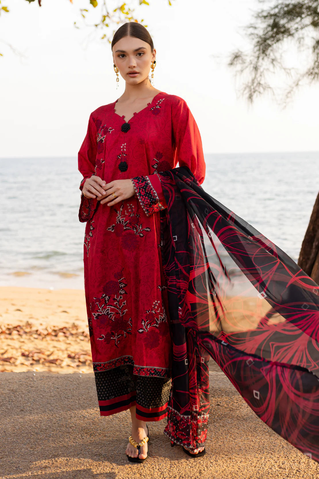Rashid Textile | Tuscany Emnbroidered Lawn | 9175