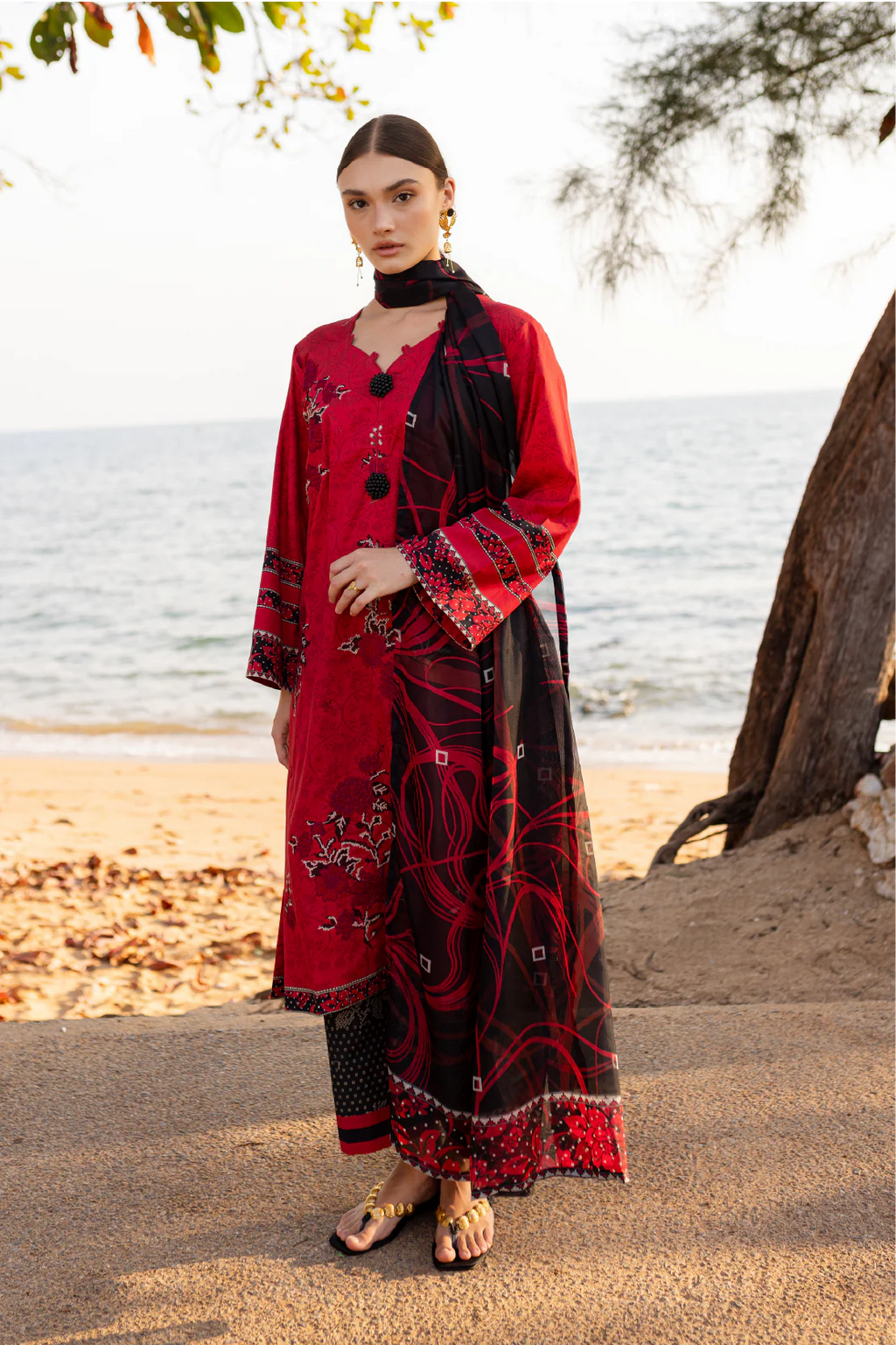 Rashid Textile | Tuscany Emnbroidered Lawn | 9175
