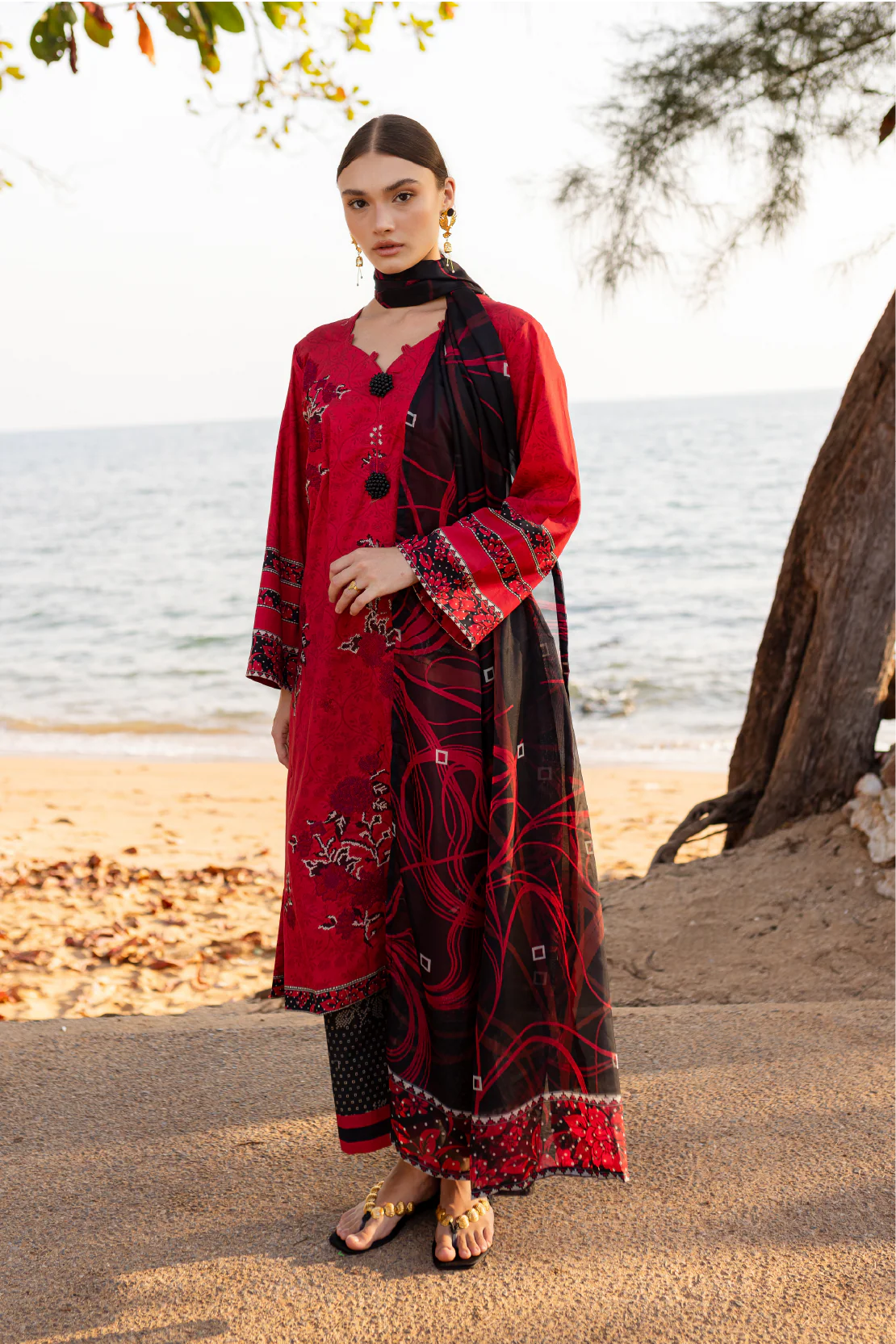 Rashid Textile | Tuscany Emnbroidered Lawn | 9175