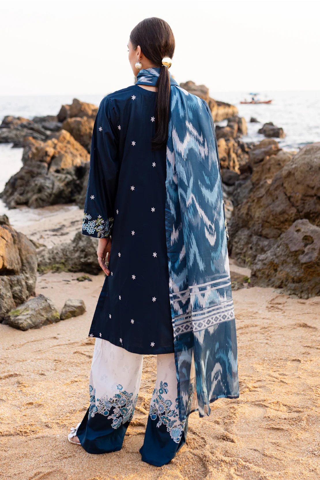 Rashid Textile | Tuscany Emnbroidered Lawn | 9177
