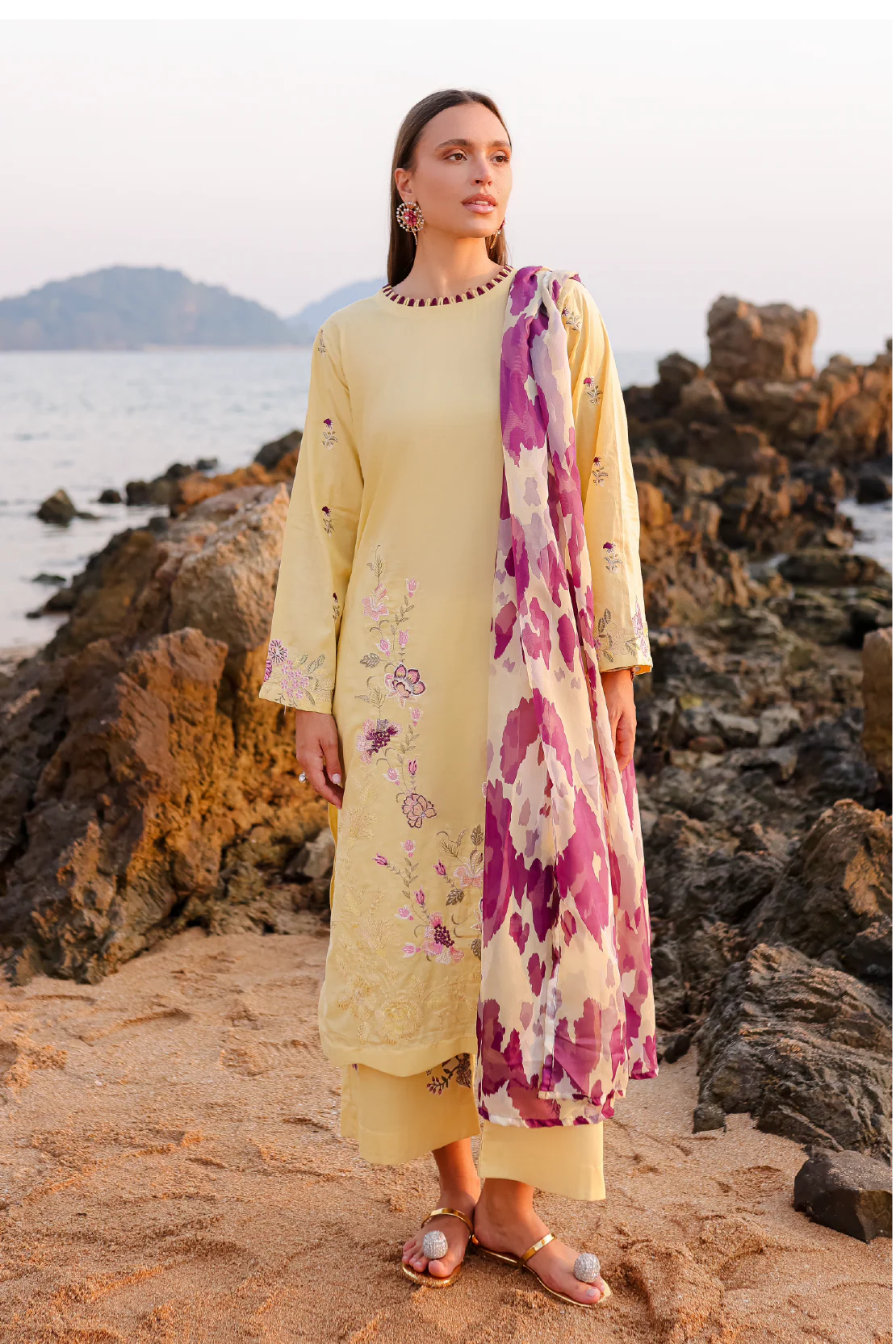 Rashid Textile | Tuscany Emnbroidered Lawn | 9178