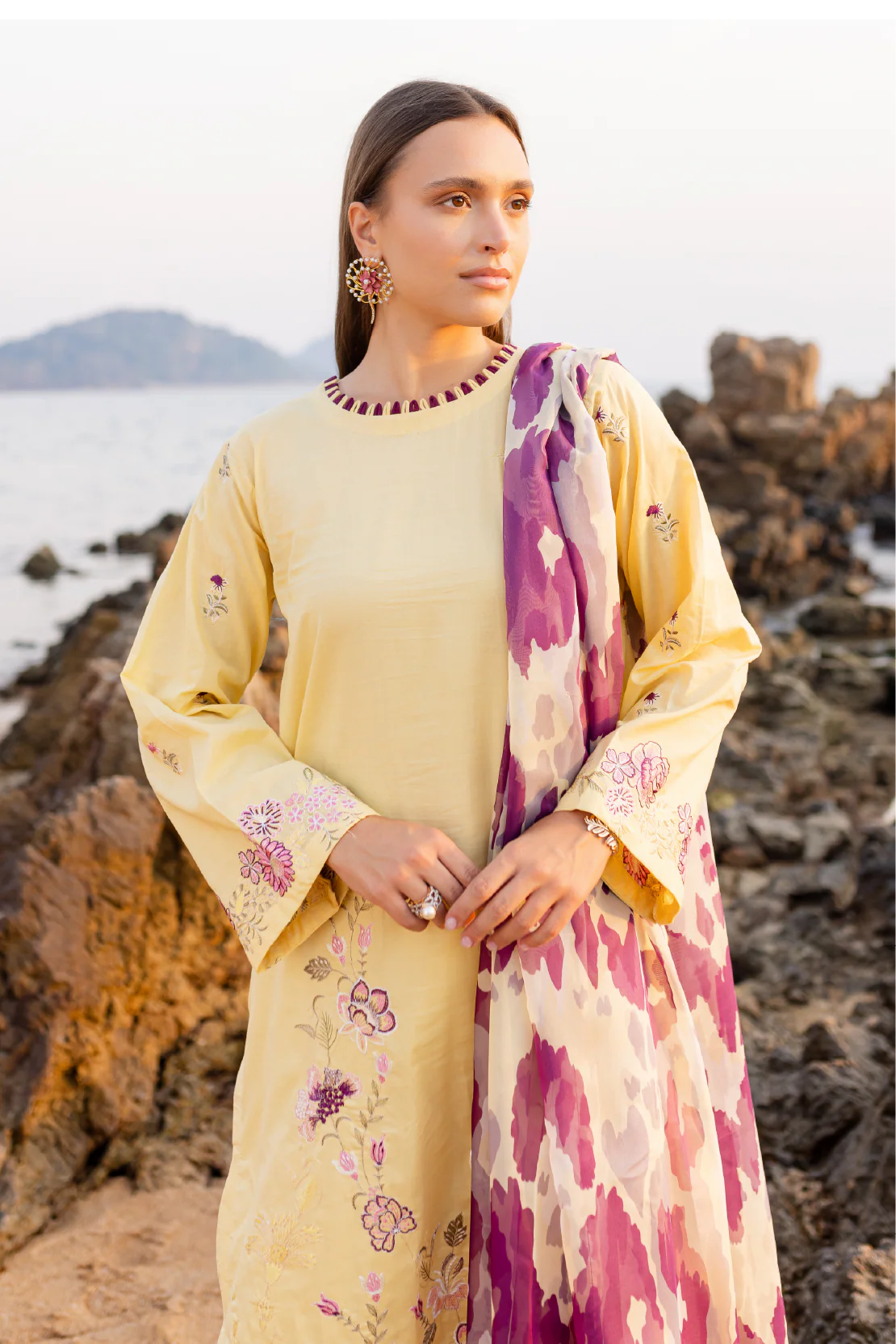 Rashid Textile | Tuscany Emnbroidered Lawn | 9178