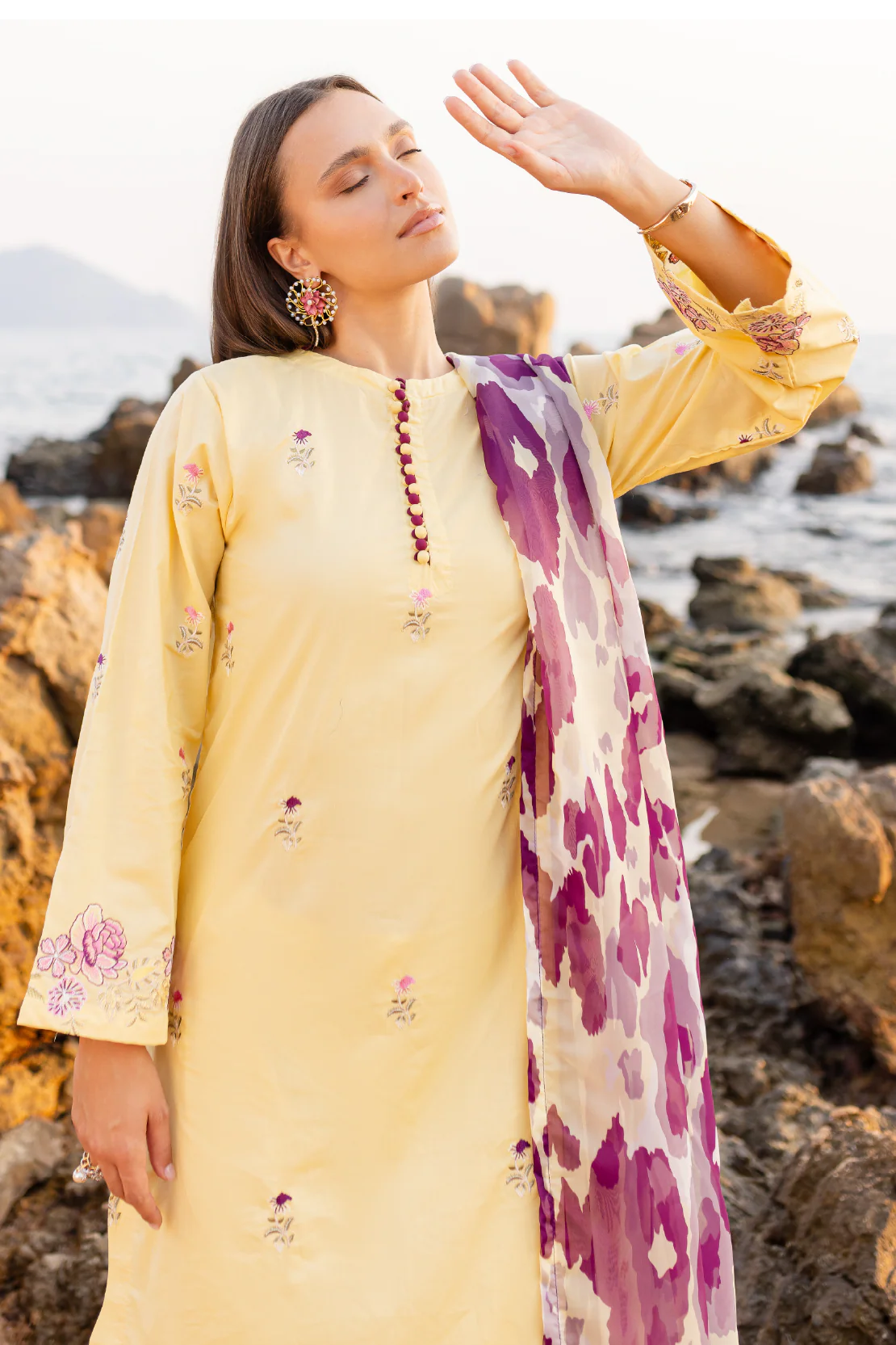 Rashid Textile | Tuscany Emnbroidered Lawn | 9178