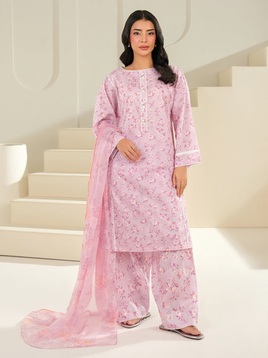 Lime Light | 3 Piece Lawn Suit-Printed (Unstitched) | U4073SU-3PC-633