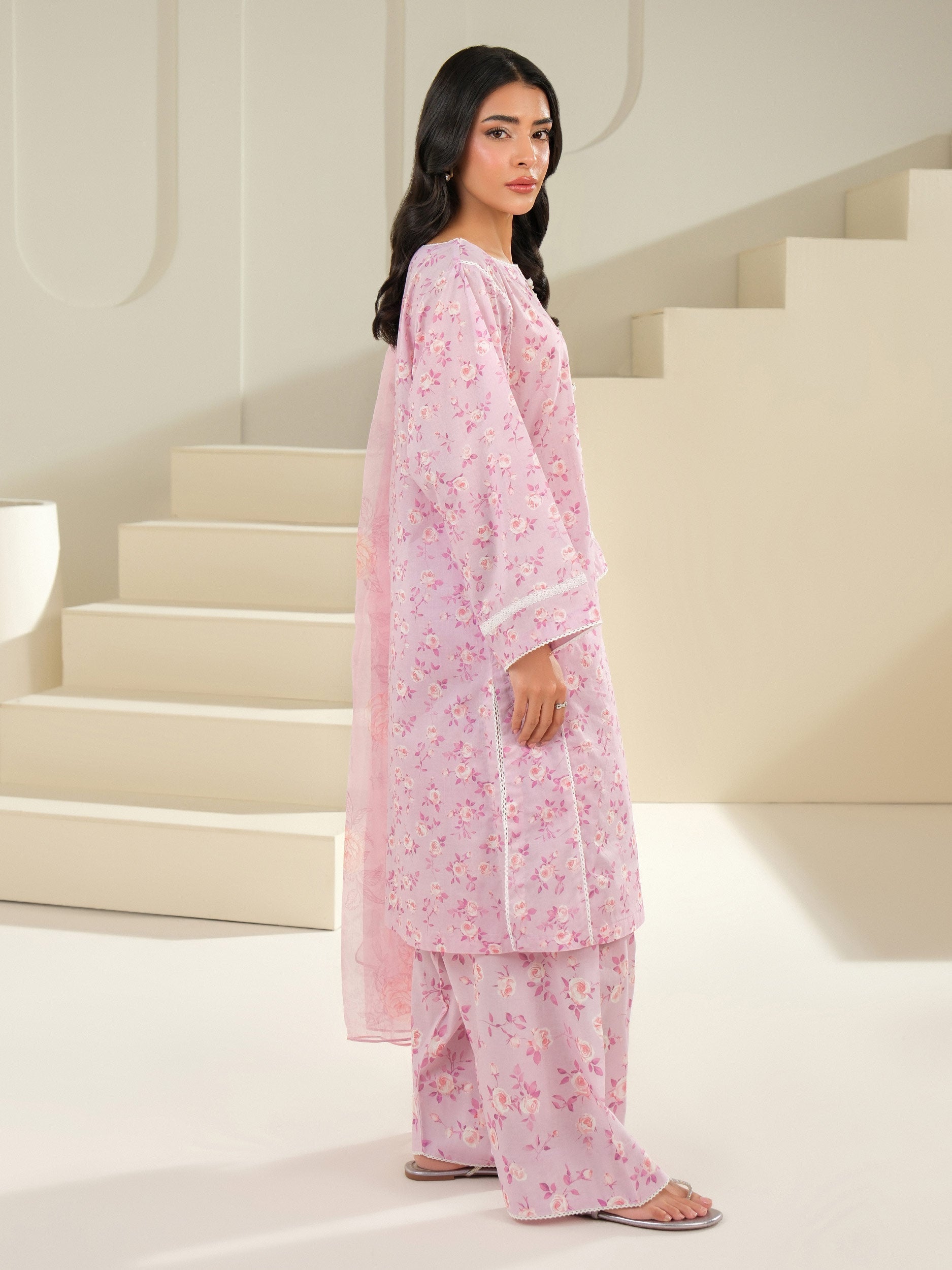 Lime Light | 3 Piece Lawn Suit-Printed (Unstitched) | U4073SU-3PC-633
