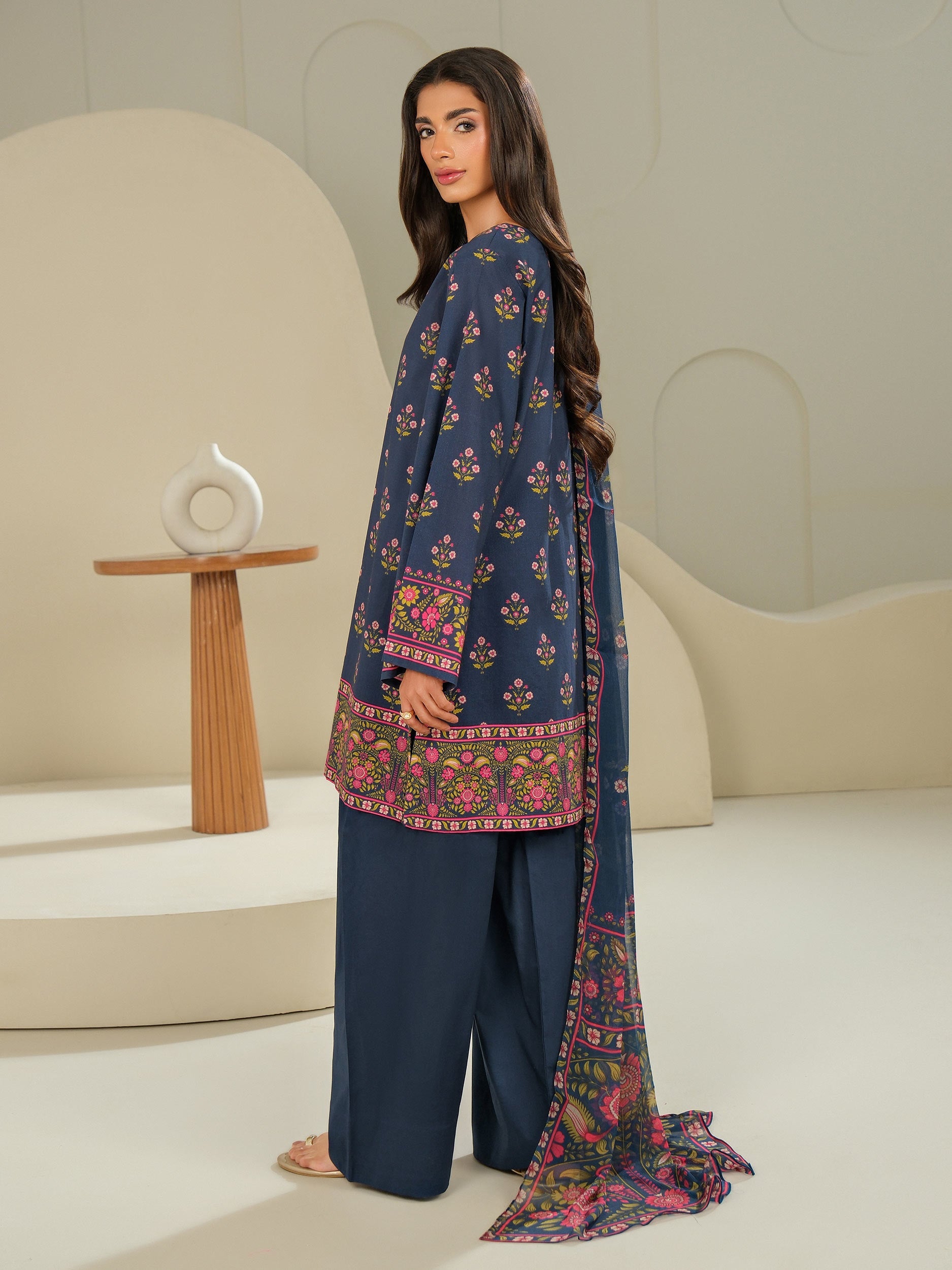 Lime Light | 3 Piece Lawn Suit-Printed (Unstitched) | U4076SU-3PC-143