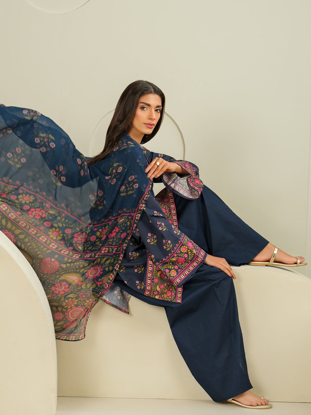 Lime Light | 3 Piece Lawn Suit-Printed (Unstitched) | U4076SU-3PC-143