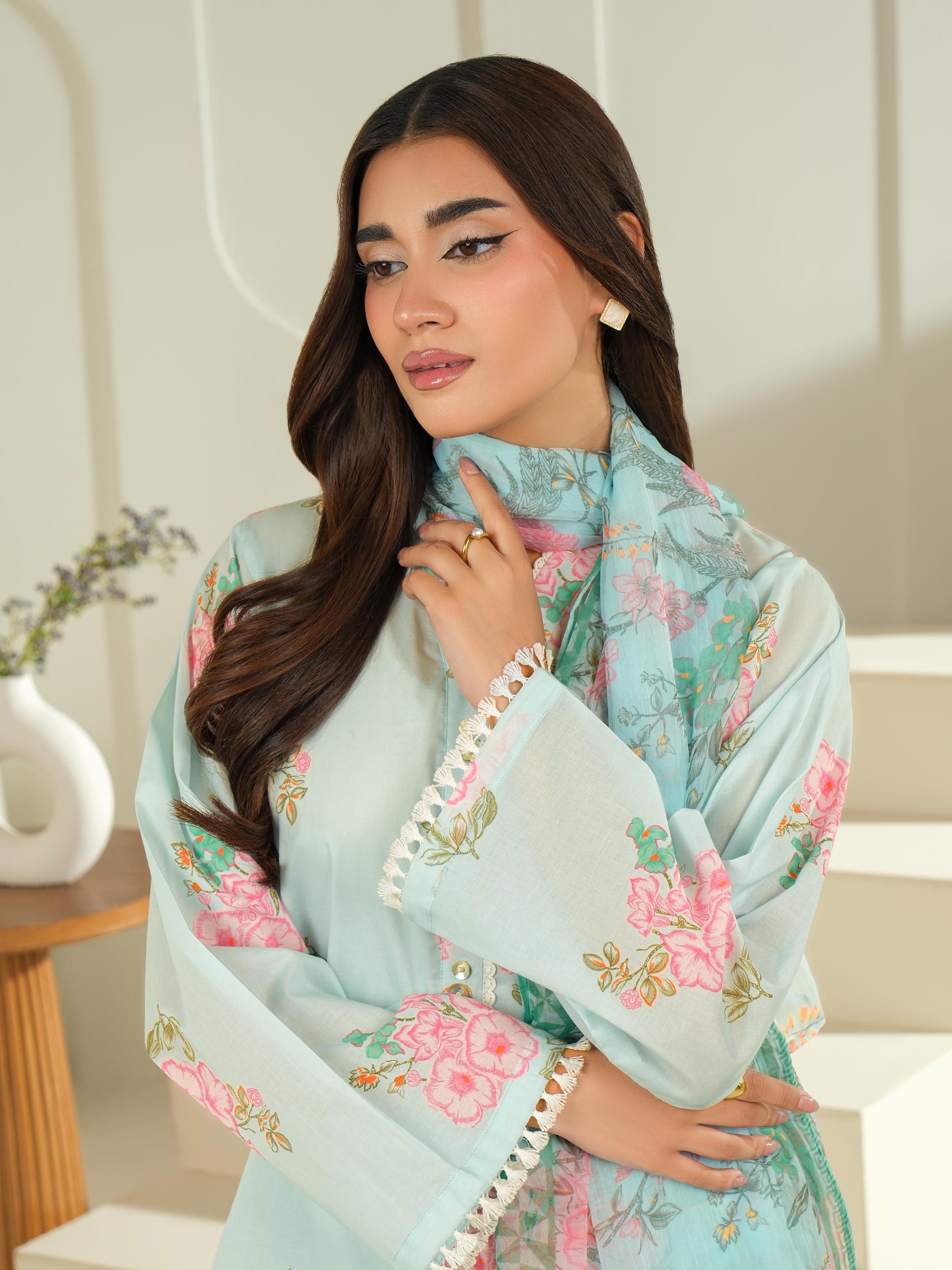 Lime Light | 3 Piece Lawn Suit-Printed (Unstitched) | U4081SU-3PC-143