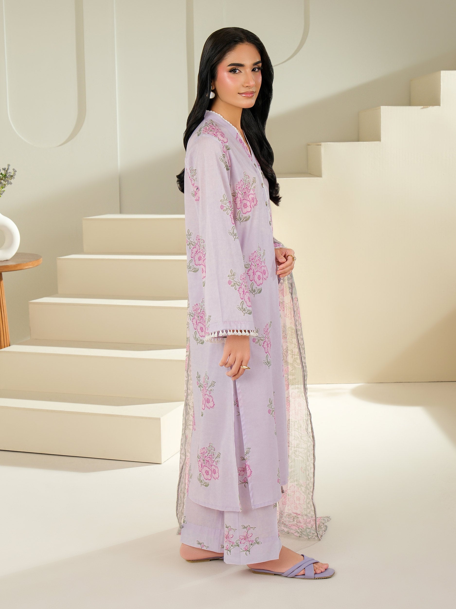 Lime Light | 3 Piece Lawn Suit-Printed (Unstitched) | U4081SU-3PC-633