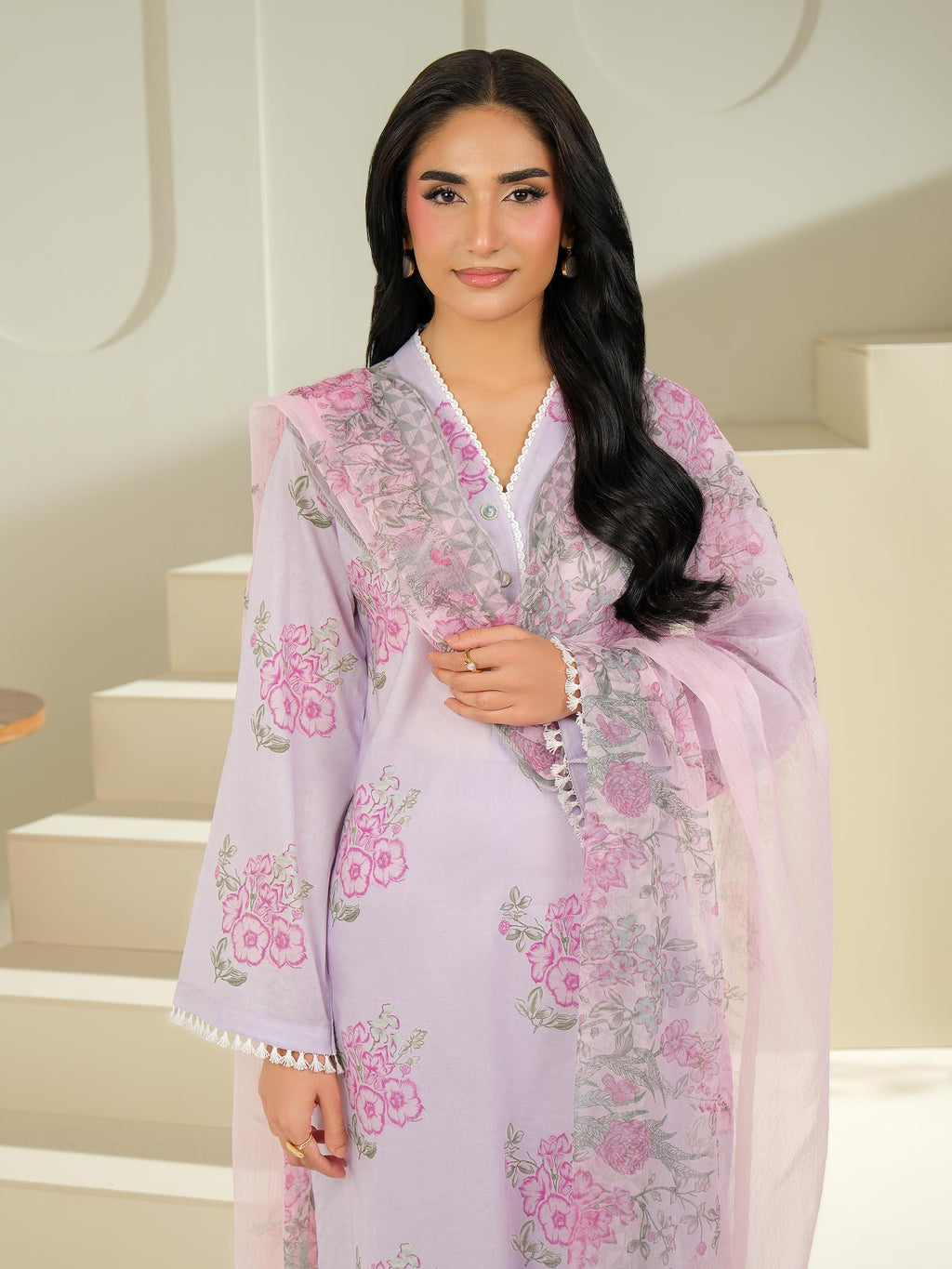 Lime Light | 3 Piece Lawn Suit-Printed (Unstitched) | U4081SU-3PC-633