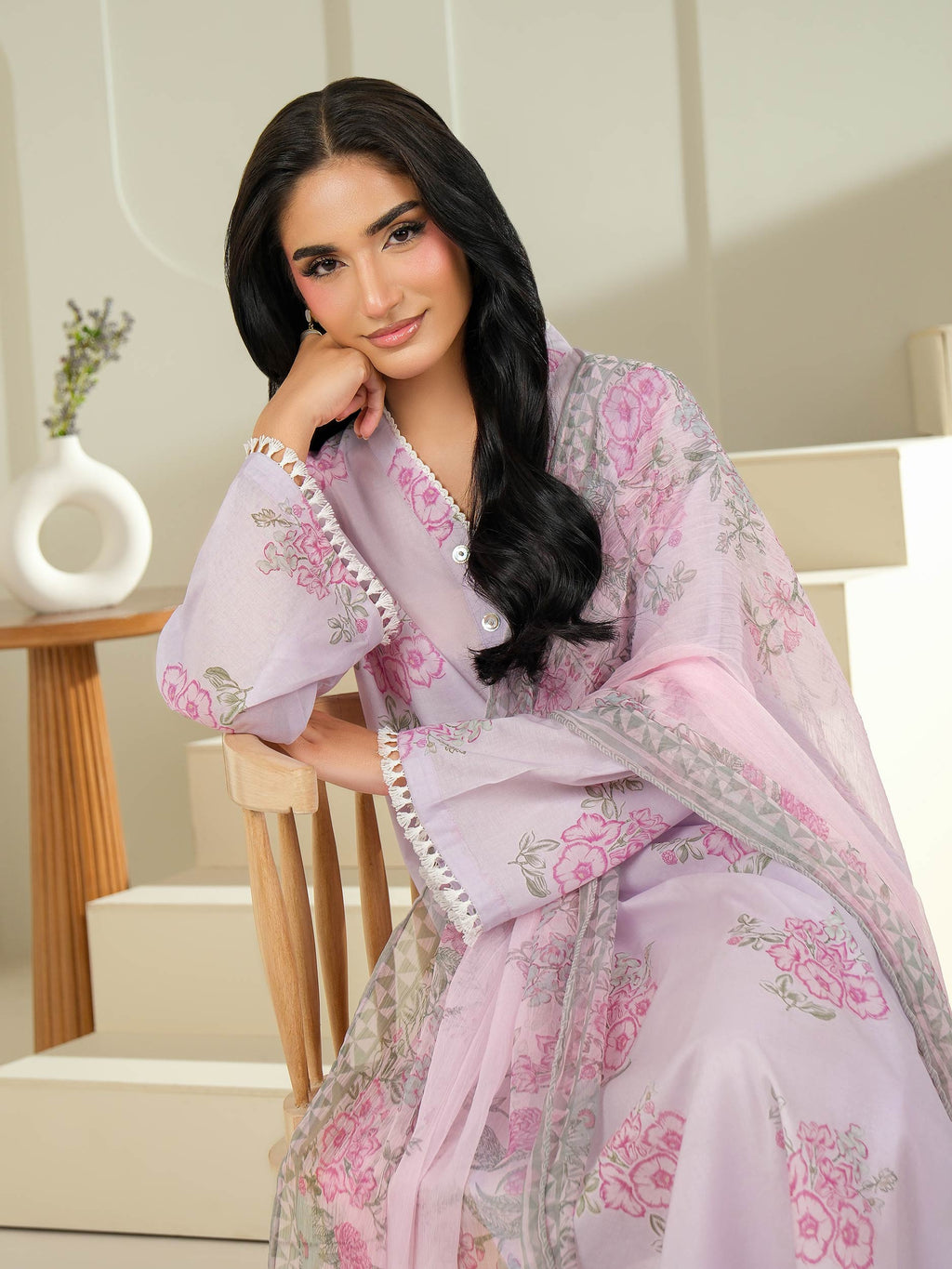 Lime Light | 3 Piece Lawn Suit-Printed (Unstitched) | U4081SU-3PC-633